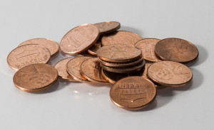Shield pennies 4452