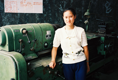 The young woman in Wuhan