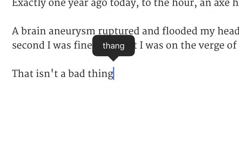 Yes, “thing” is an actual word